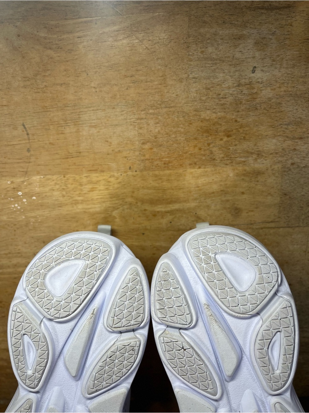 Hoka One One Bondi 8 REFLECTIVE Womens Size 9 Running Shoes Sneakers White - Picture 9 of 12